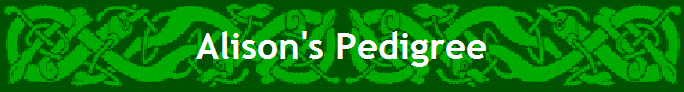 Alison's Pedigree