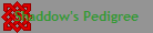 Shaddow's Pedigree